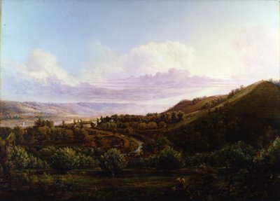 View of Bald Face Creek in the Ohio River Valley by Henry Lovie